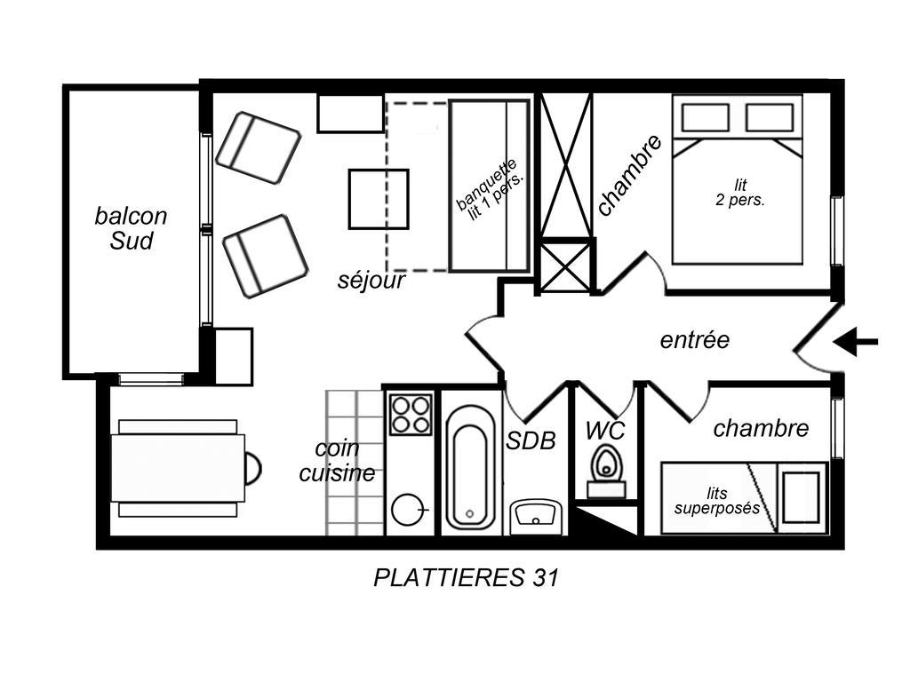 Residence Plattieres Méribel Exteriér fotografie